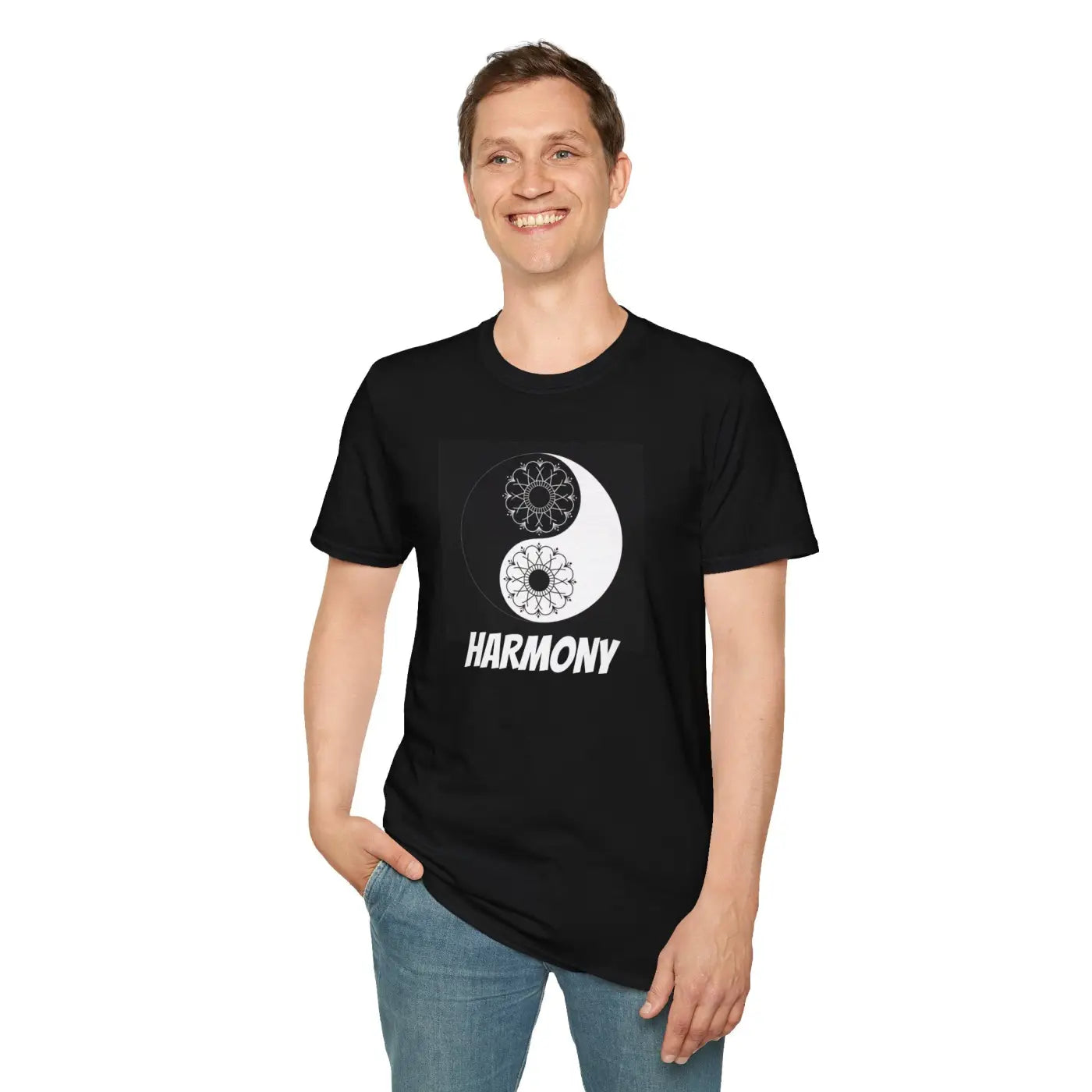 Embrace Yin Yang Vibes Soft Unisex Tee - Comfort - DipaliZ
