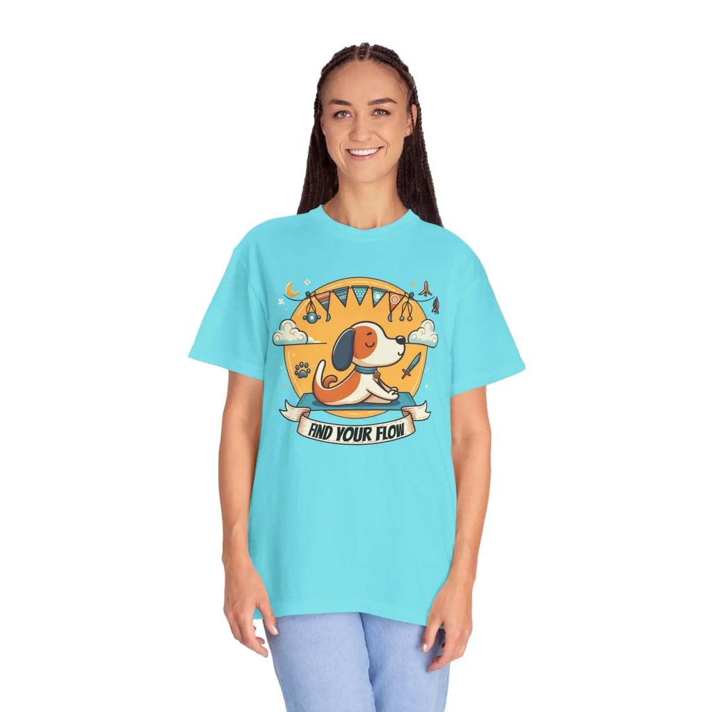 Yoga Dog Lover Tee - Pet Owner Gift for Outdoor Adventures - DipaliZ