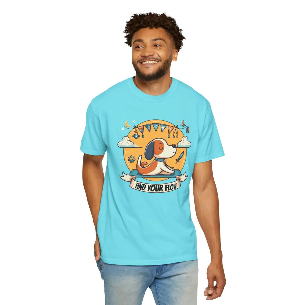 Yoga Dog Lover Tee - Pet Owner Gift for Outdoor Adventures - DipaliZ