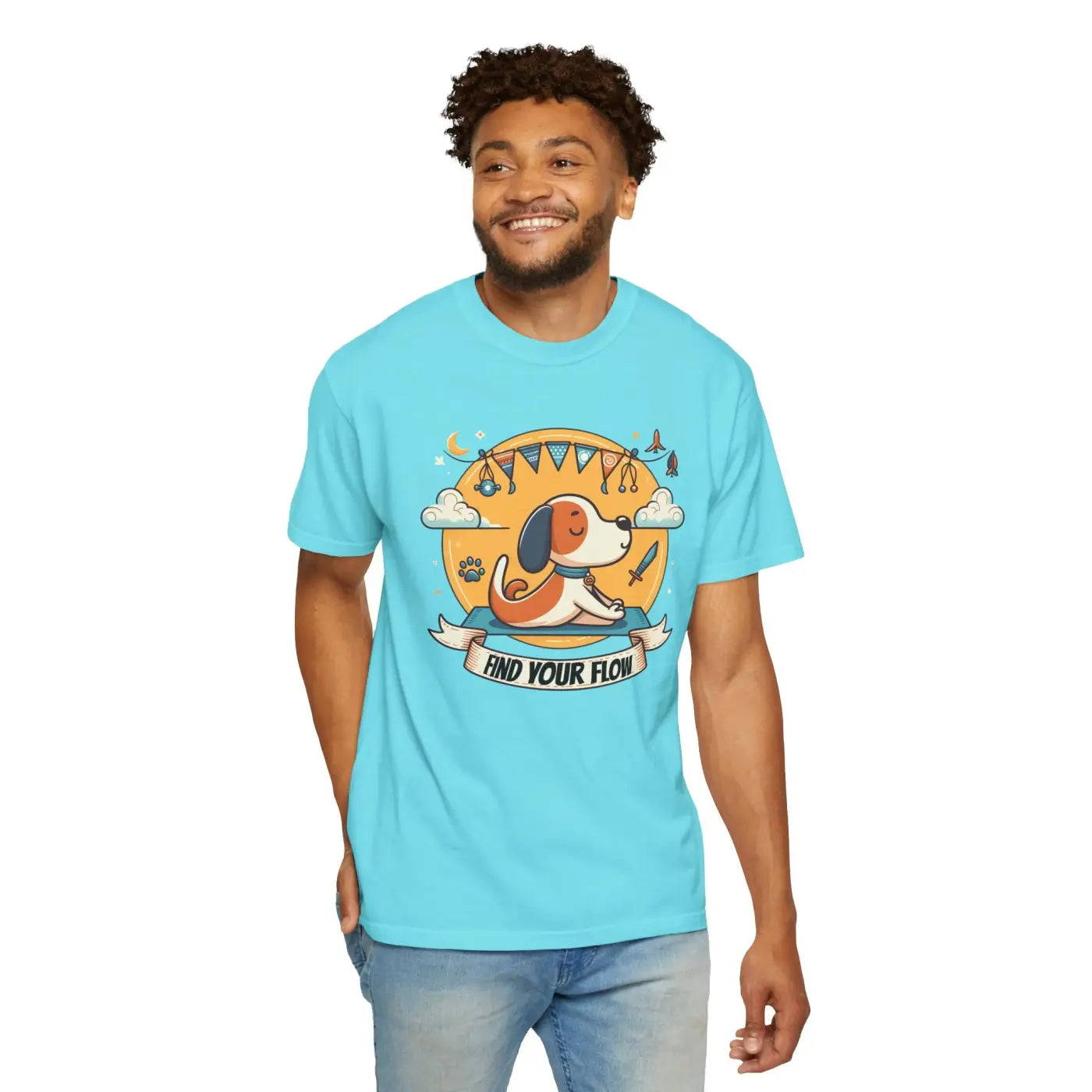 Yoga Dog Lover Tee - Pet Owner Gift for Outdoor Adventures - DipaliZ