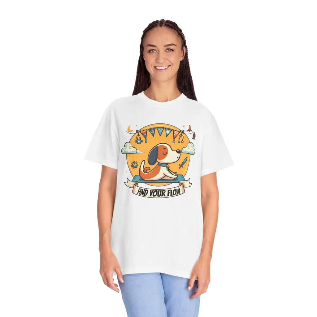 Yoga Dog Lover Tee - Pet Owner Gift for Outdoor Adventures - DipaliZ