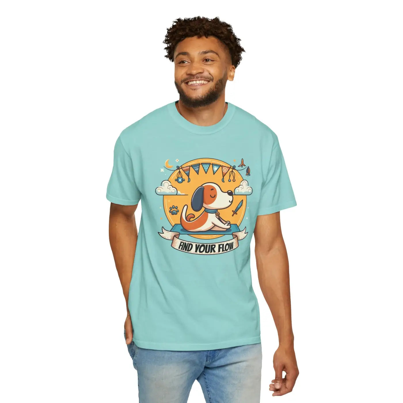Yoga Dog Lover Tee - Pet Owner Gift for Outdoor Adventures - DipaliZ