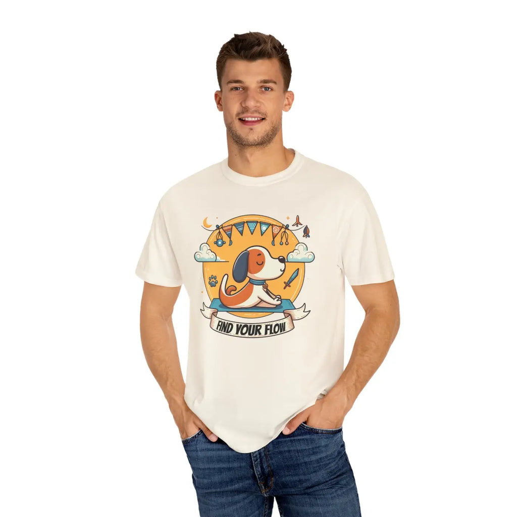 Yoga Dog Lover Tee - Pet Owner Gift for Outdoor Adventures - DipaliZ
