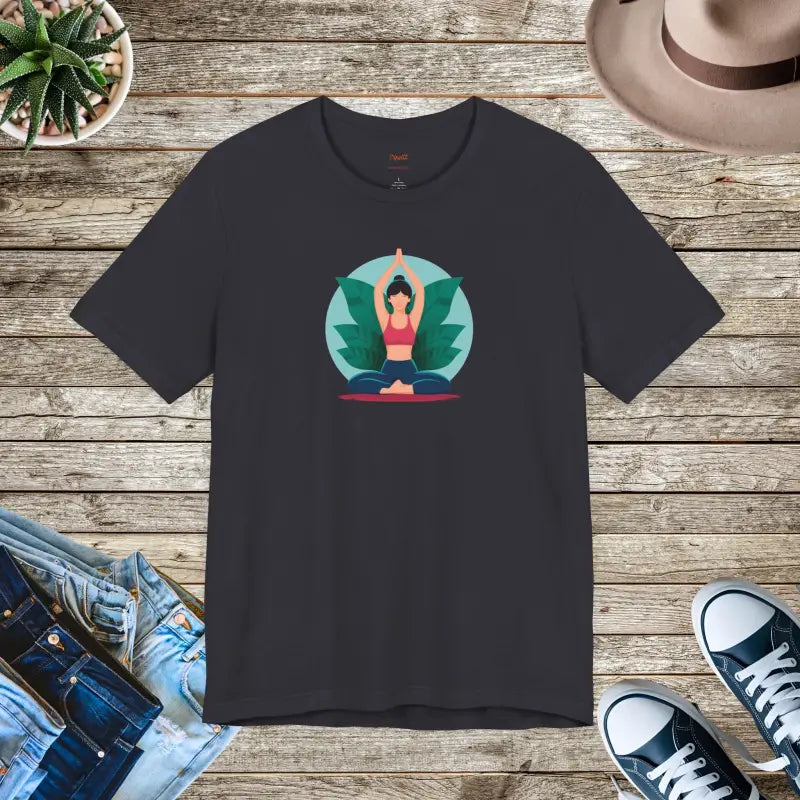 Unisex Jersey Short Sleeve Tee - Yoga Lover Soft Cotton - DipaliZ
