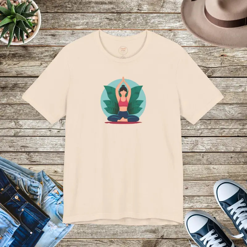 Unisex Jersey Short Sleeve Tee - Yoga Lover Soft Cotton - DipaliZ