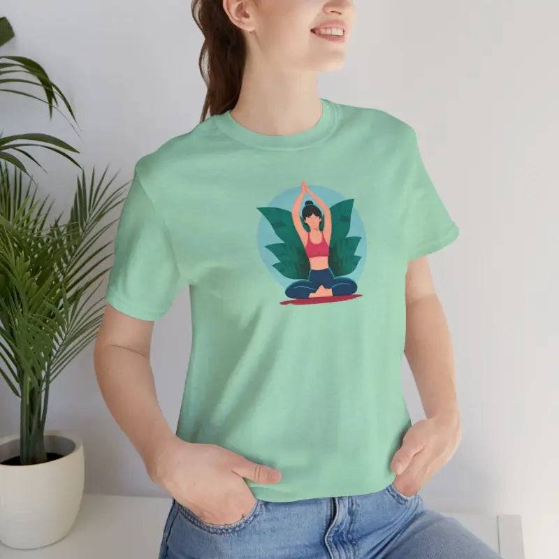 Unisex Jersey Short Sleeve Tee - Yoga Lover Soft Cotton - DipaliZ