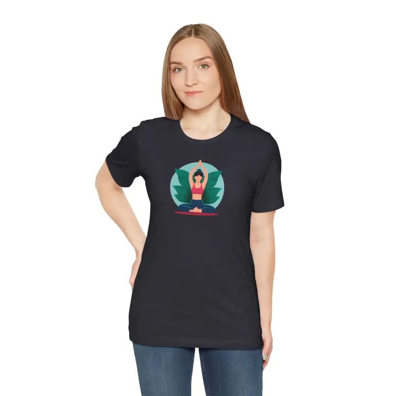 Unisex Jersey Short Sleeve Tee - Yoga Lover Soft Cotton - DipaliZ