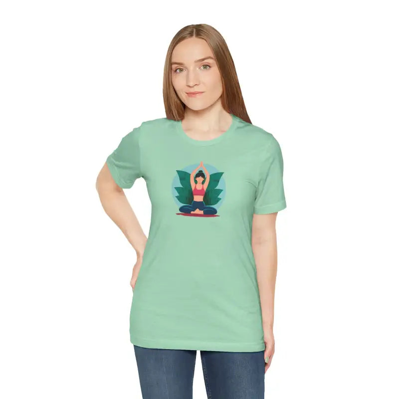 Unisex Jersey Short Sleeve Tee - Yoga Lover Soft Cotton - DipaliZ