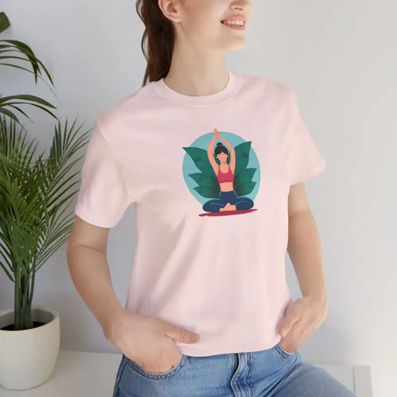 Unisex Jersey Short Sleeve Tee - Yoga Lover Soft Cotton - DipaliZ