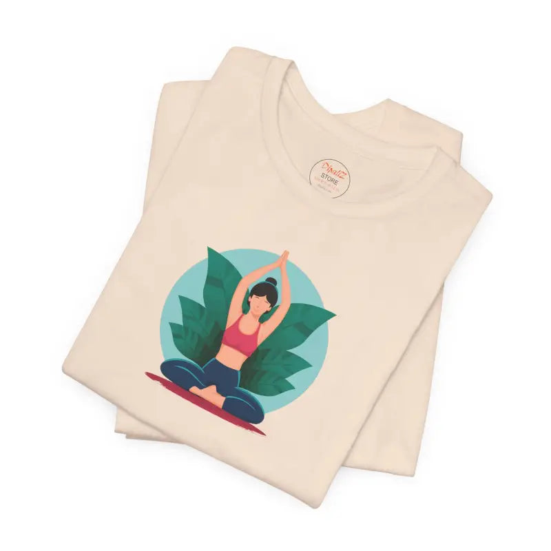 Unisex Jersey Short Sleeve Tee - Yoga Lover Soft Cotton - DipaliZ