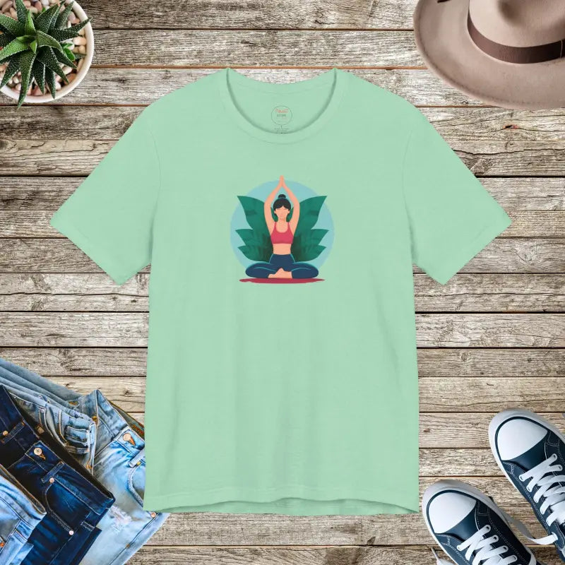 Unisex Jersey Short Sleeve Tee - Yoga Lover Soft Cotton - DipaliZ
