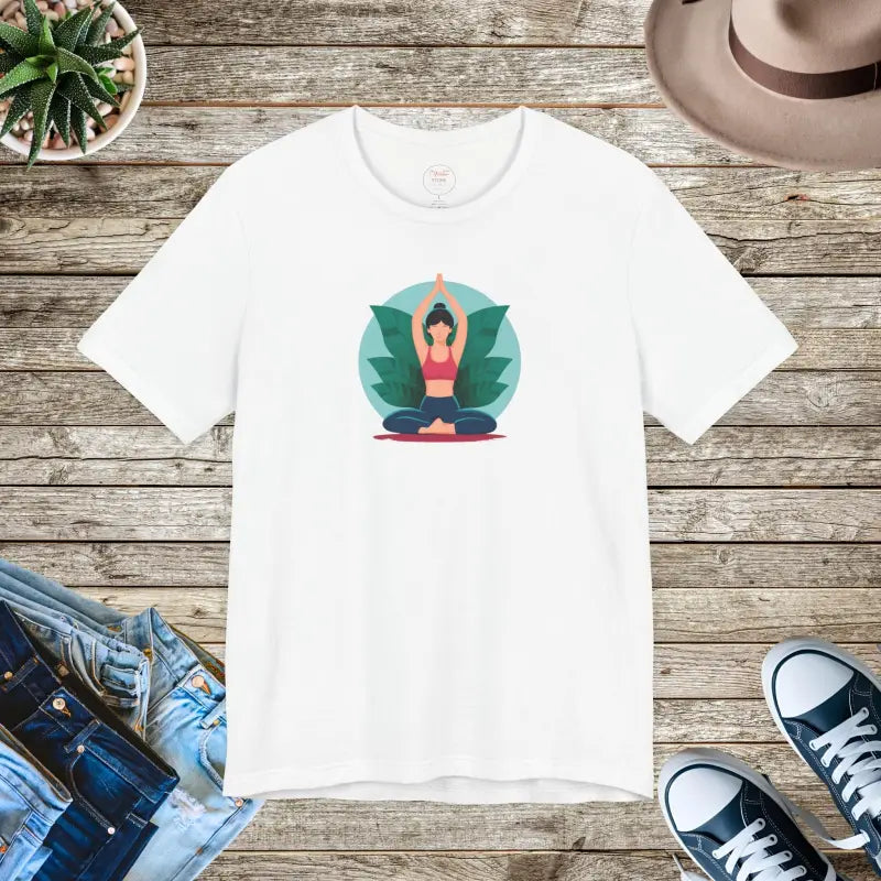 Unisex Jersey Short Sleeve Tee - Yoga Lover Soft Cotton - DipaliZ