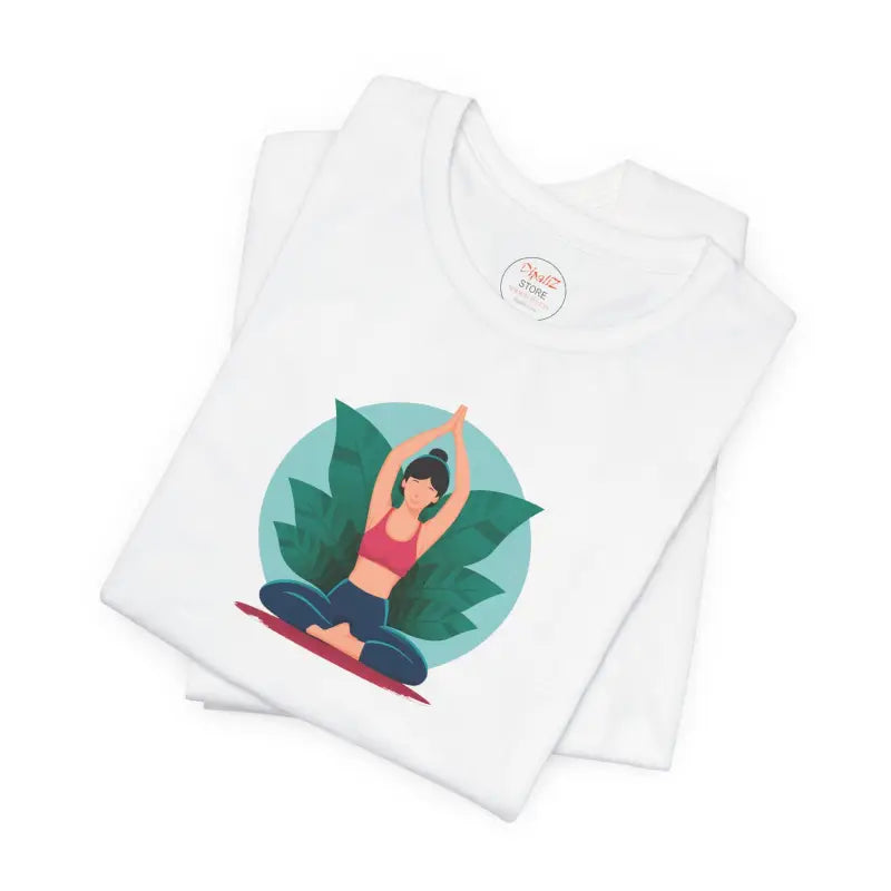 Unisex Jersey Short Sleeve Tee - Yoga Lover Soft Cotton - DipaliZ
