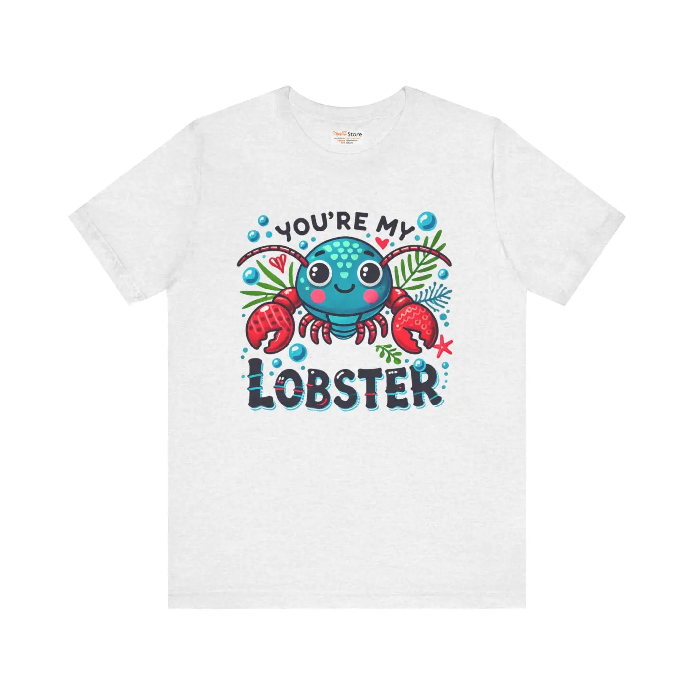 Lobster Unisex Jersey Short Sleeve Tee - Comfort Fit - DipaliZ
