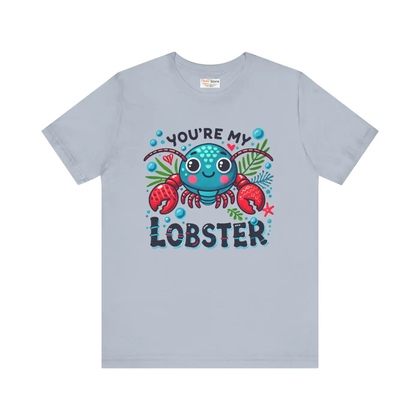 Lobster Unisex Jersey Short Sleeve Tee - Comfort Fit - DipaliZ