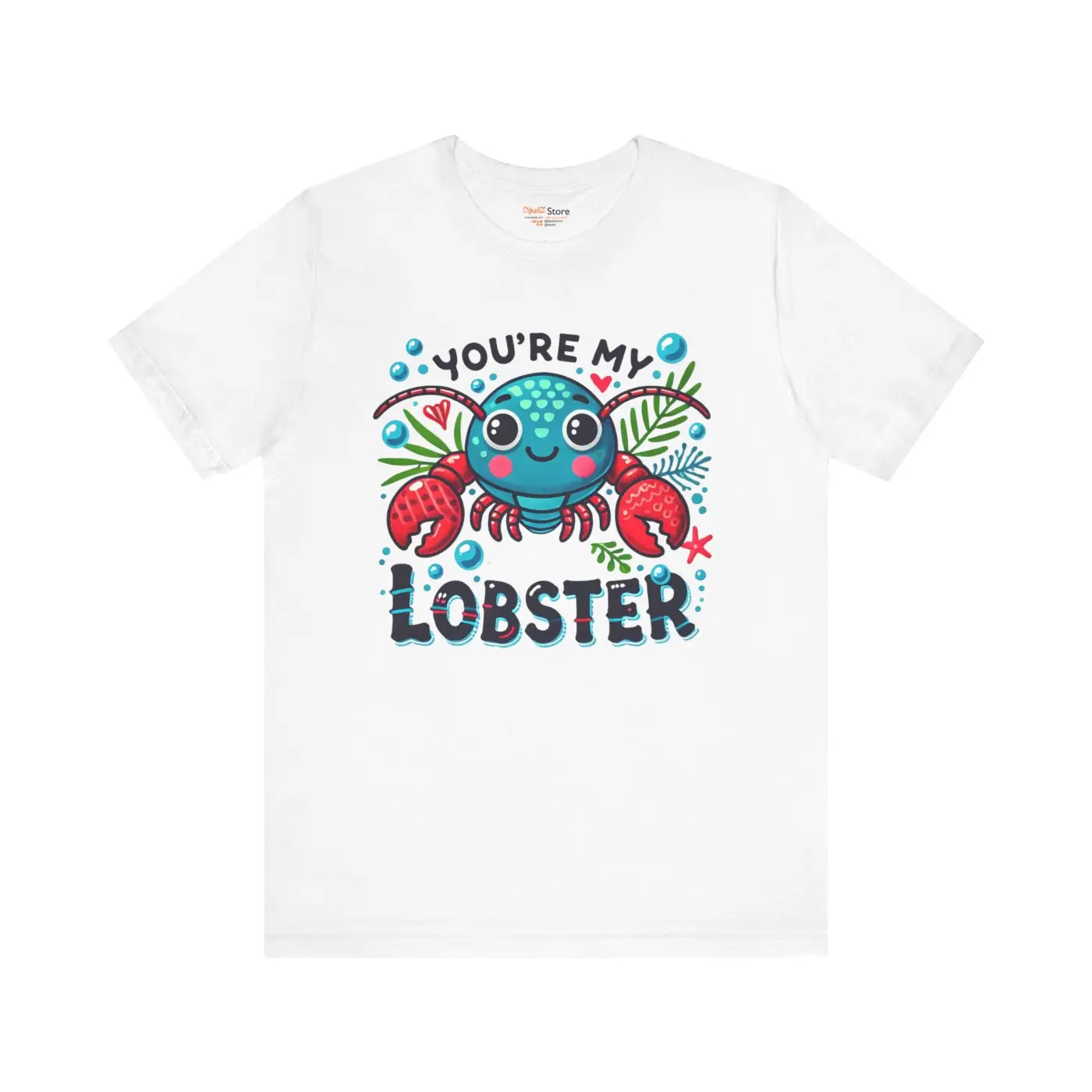 Lobster Unisex Jersey Short Sleeve Tee - Comfort Fit - DipaliZ