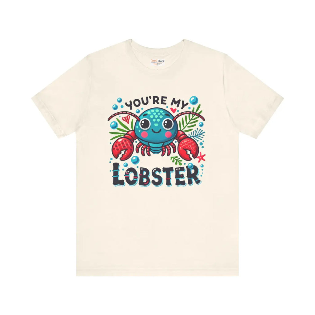 Lobster Unisex Jersey Short Sleeve Tee - Comfort Fit - DipaliZ