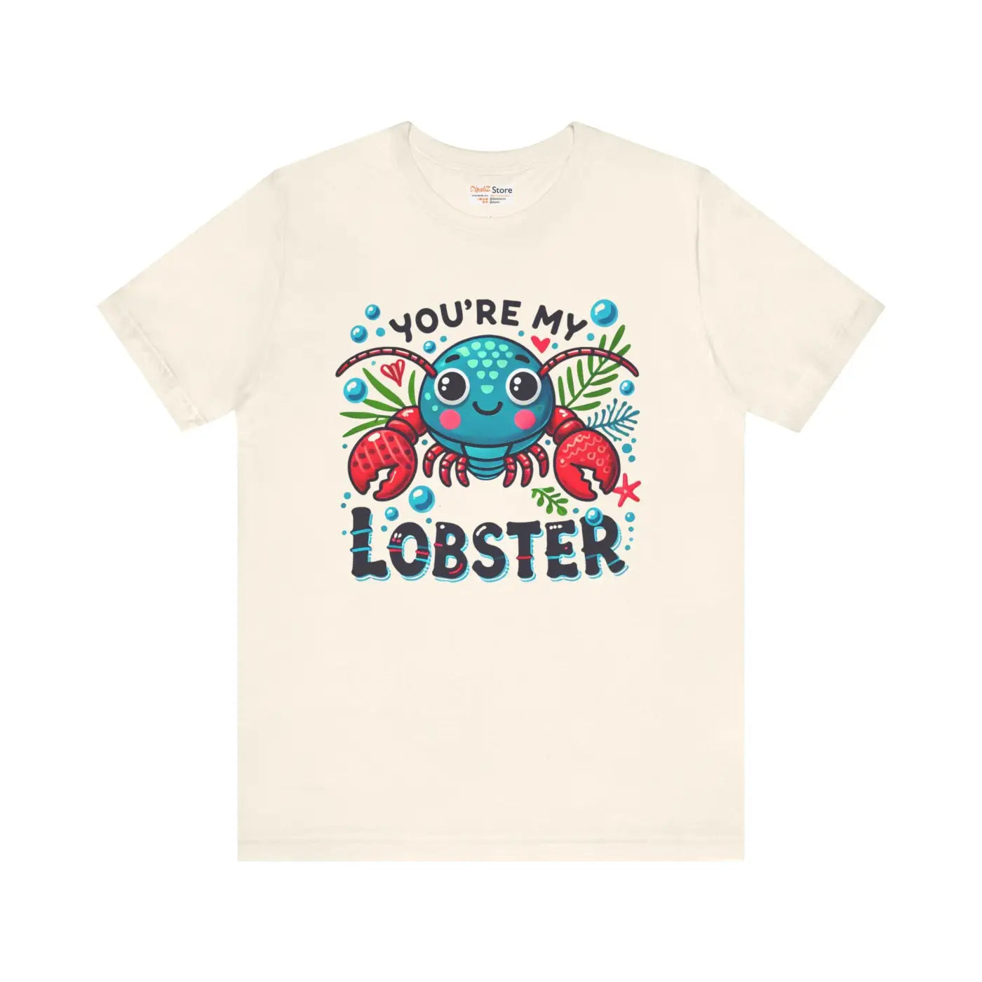 Lobster Unisex Jersey Short Sleeve Tee - Comfort Fit - DipaliZ