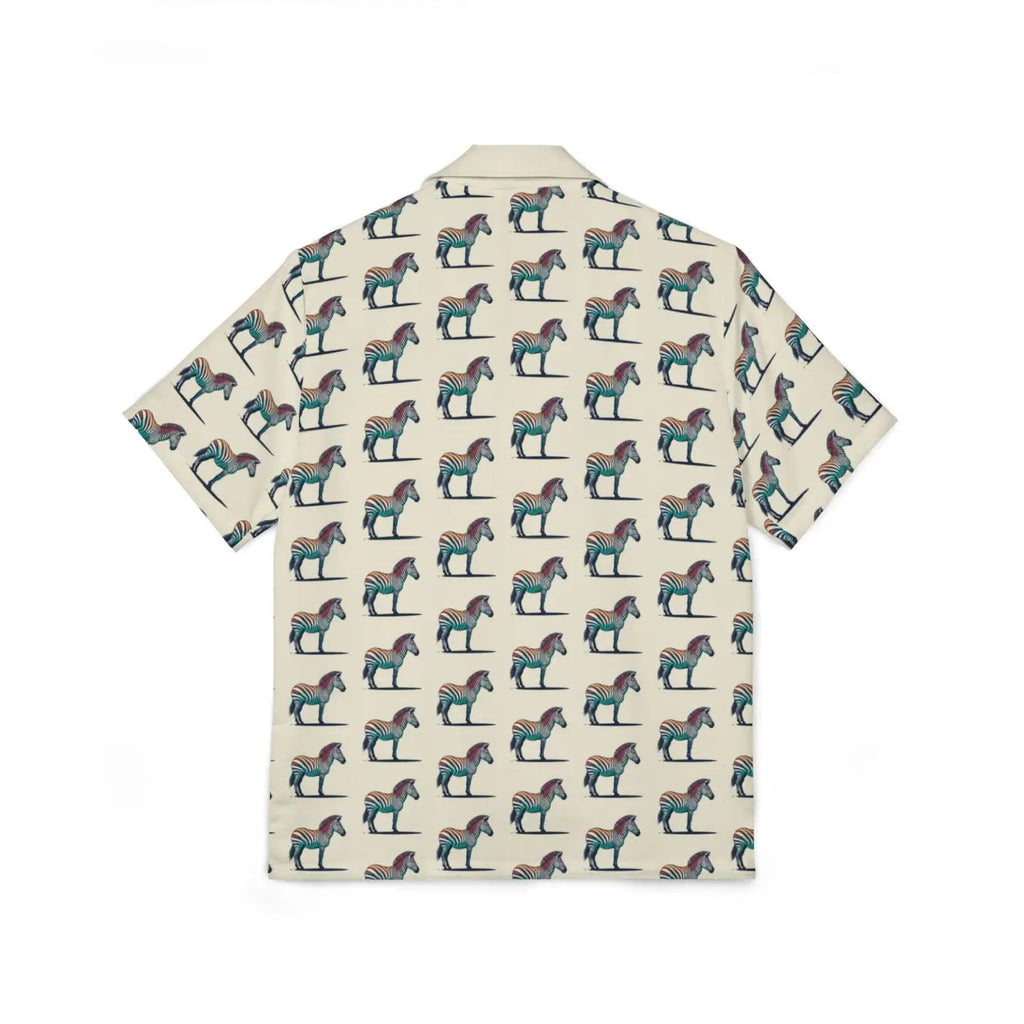Hawaiian Camp Shirt - Linen Texture Island Vibes - DipaliZ