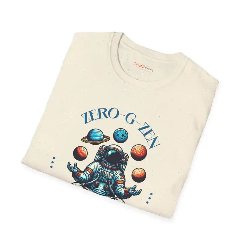 Zero G Zen Cotton Tee - Astronaut Vibes Unisex - DipaliZ