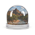 Zion National Park Snow Globe - Serene Vibes Desktop Decor - DipaliZ