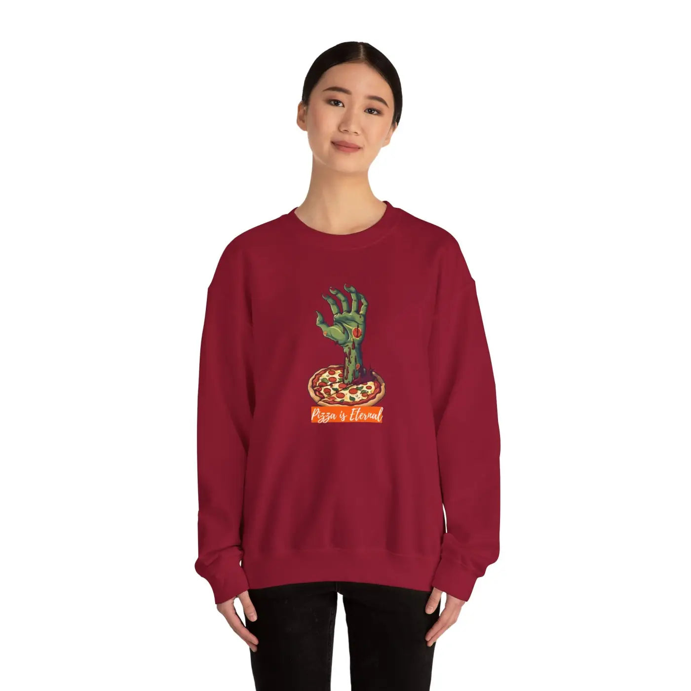Zombie Hand Heavy Blend Crewneck Sweatshirt - Spooky Style - DipaliZ