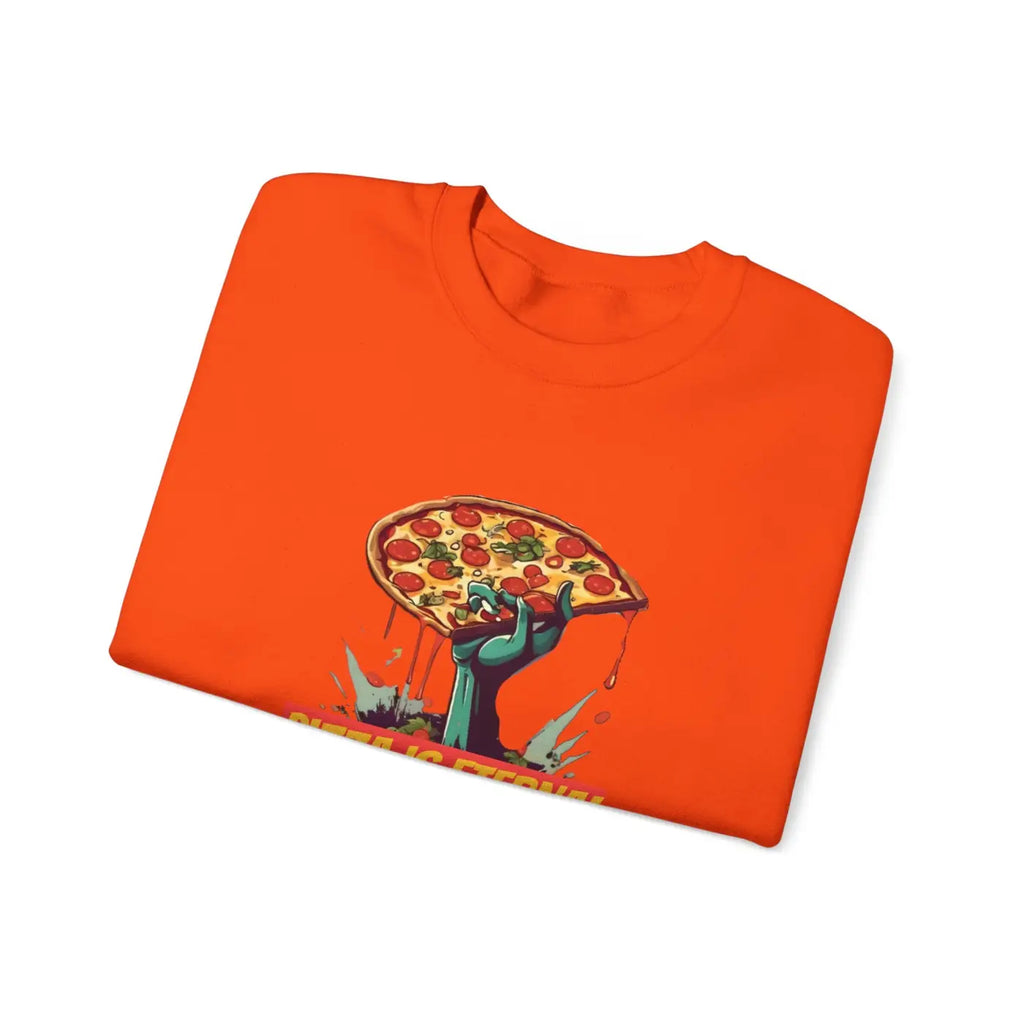 Zombie Pizza Crewneck Sweatshirt - Heavy Blend Comfort - DipaliZ