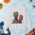 Zombie Pizza Unisex Heavy Blend Crewneck Sweatshirt - DipaliZ